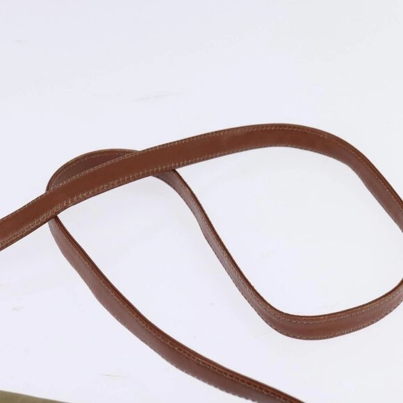 Christian Dior Shoulder Bag Nylon Beige Gold Auth 147658 - Picture 9 of 16